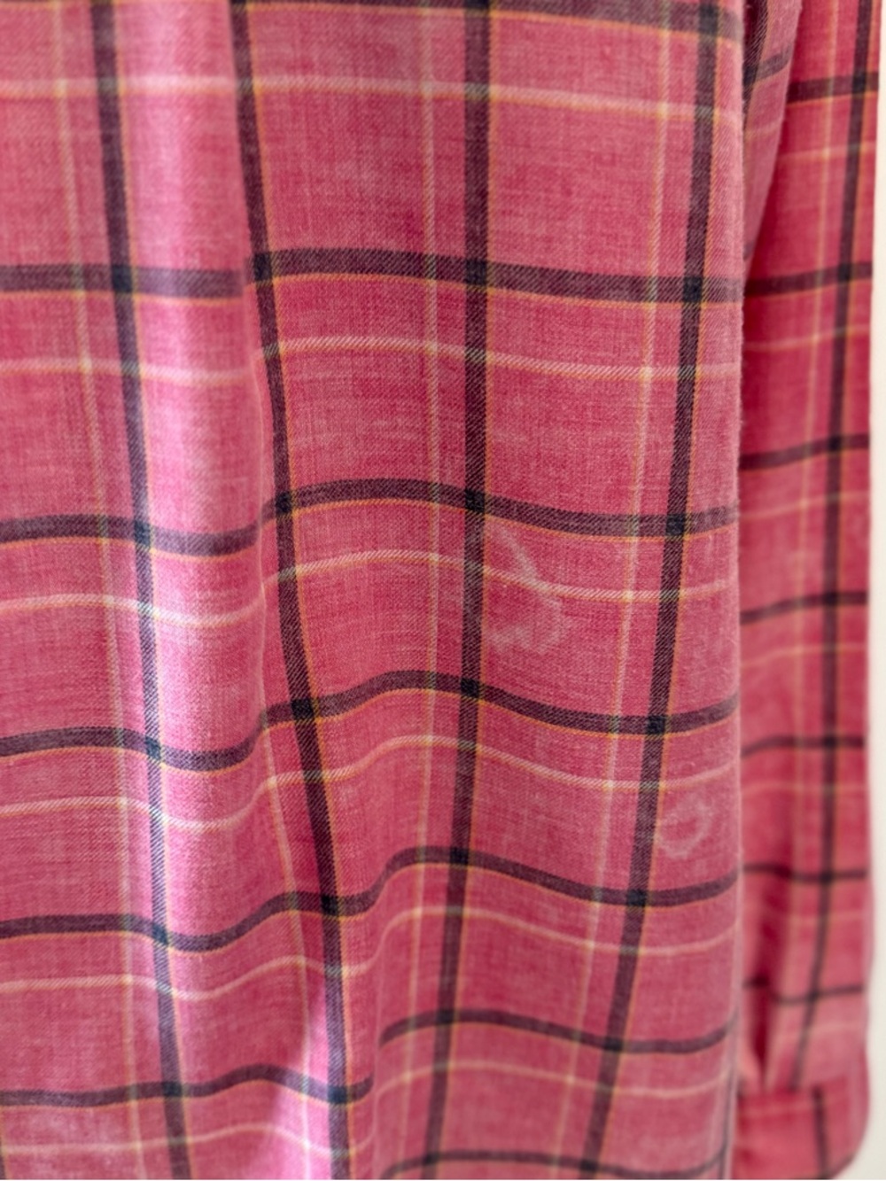 MAURICES Pink Plaid Button-Up Shirt Size XL - Picture 7 of 12
